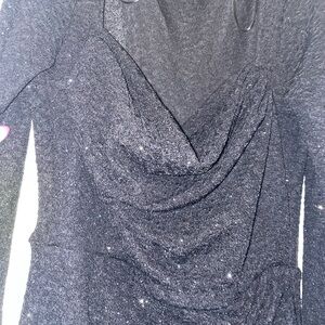 Black glittery homecoming, dress